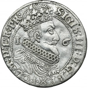 Sigismund III Vasa, 1/4 Thaler Danzig 1624/3 - PR•