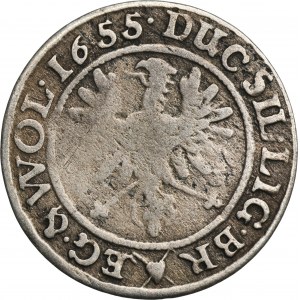 Silesia, Duchy of Liegnitz-Brieg-Wohlau, Georg III, Ludwig IV, Christian, 3 Kreuzer Brieg 1655