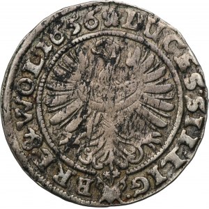 Silesia, Duchy of Liegnitz-Brieg-Wohlau, Georg III, Ludwig IV, Christian, 3 Kreuzer Brieg 1656 - VERY RARE