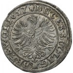 Silesia, Duchy of Liegnitz-Brieg-Wohlau, Georg III, Ludwig IV, Christian, 3 Kreuzer Brieg 1657 - UNLISTED