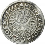 Śląsk, Księstwo Legnicko-Brzesko-Wołowskie, Jerzy III Brzeski, 3 Krajcary Brzeg 1660 EW - NIENOTOWANE