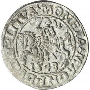 Sigismund II August, 1/2 Groschen Vilnius 1548 - LI/LITVA