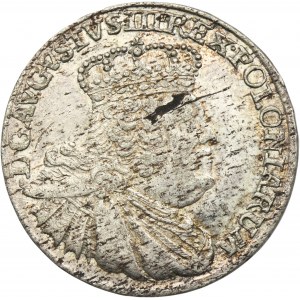 Augustus III of Poland, 6 Groschen Leipzig 1755 EC