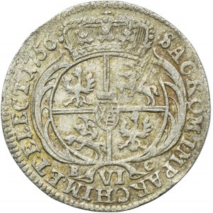 Augustus III of Poland, 6 Groschen 1756 EC