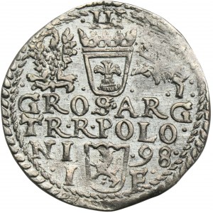 Sigismund III Vasa, 3 Groschen Olkusz 1598