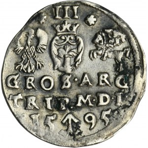 Sigismund III Vasa, 3 Groschen Vilinius 1595