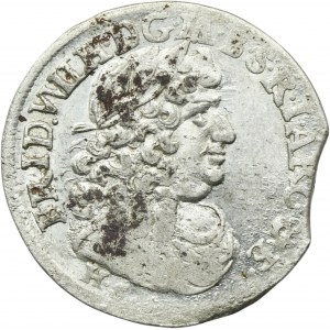 Germany, Brandenburg-Prussia, Friedrich Wilhelm, 6 Groschen Konigsberg 1683 HS