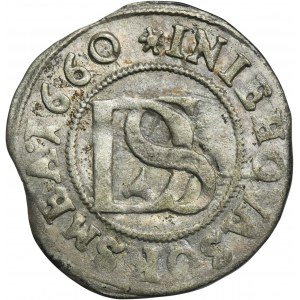 Western Pomerania under Swedish rule, Karl X Gustav, Doppelschilling Stettin 1660