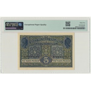 5 marek 1916 - Generał - biletów - A - PMG 65 EPQ