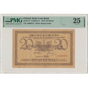 20 marks 1919 - A - PMG 25 - première série
