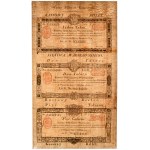Wzory Biletów Kassowych, Arkusz 1-5 talarów 1810 - RZADKOŚĆ