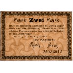 Gdansk, 2 marques 1914 - znw. lames - PMG 64 EPQ - non estampillé Ungültig -.