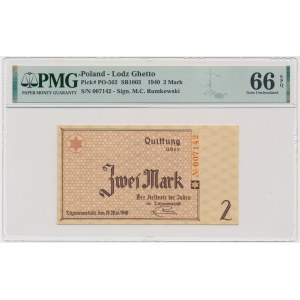 2 marki 1940 - num.1 - PMG 66 EPQ - OKAZOWY