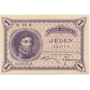 1 złoty 1919 - S.74 A -
