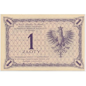 1 zloty 1919 - S.74 A -.