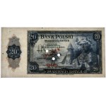 ABNCo, 20 zloty 1939 - SPECIMEN - 00000 - PCGS CURRENCY 67 PPQ