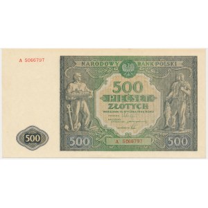 500 zloty 1946 - A - first series