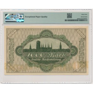 Gdansk, 1 000 marks 1923 - PMG 64 EPQ