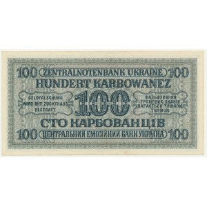 Ukraine, 100 Karbovanez 1942