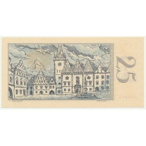 Czechoslovakia, 25 Korun 1958 - SPECIMEN -