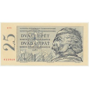 Czechosłowacja, 25 koron 1961 - WZÓR -