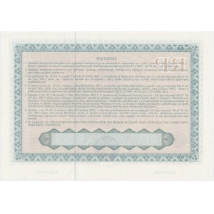 Common Share Certificate 1995