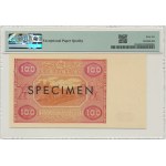 100 złotych 1946 - SPECIMEN - A 0000000 - PMG 66 EPQ - BARDZO RZADKI