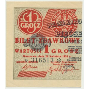 1 penny 1924 - BE ❉ - left half -.