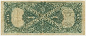 USA, Červená pečeť, $1 1917 - Speelman & White -.