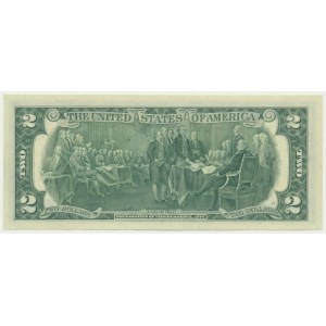 USA, Green Seal, New York, 2 Dollars 1976 - B - Neff & Simon -