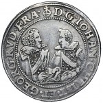 Silesia, Duchy of Liegnitz-Brieg-Wohlau, Johann Christian and Georg Rudolph, Thaler Reichenstein 1609 - RARE