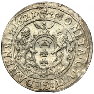 Sigismund III Vasa, 1/4 Thaler Danzig 1621 - RARE