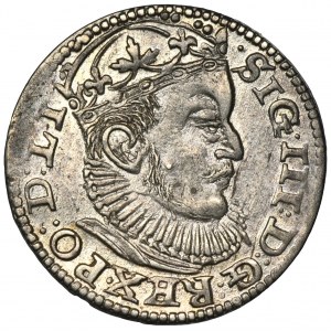 Zygmunt III Waza, Trojak Ryga 1589 - jedna lilia za GE