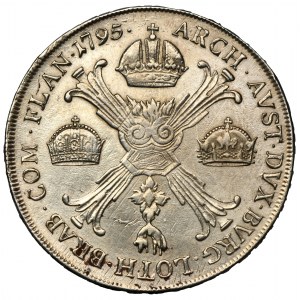 Niderlandy austriackie, Franciszek II, Talar (Kronentaler) Günzburg 1795 H