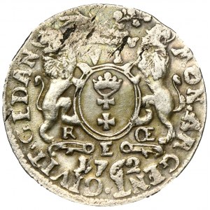 Augustus III of Poland, 6 Groschen Danzig 1762 REOE