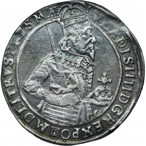Ladislaus IV of Poland, Thaler Bromberg 1636 II - RARE