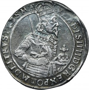 Ladislaus IV of Poland, Thaler Bromberg 1636 II - RARE