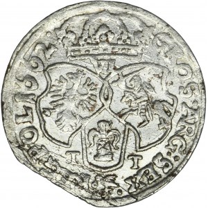 John II Casimir, 6 Groschen Bromberg 1662 TT