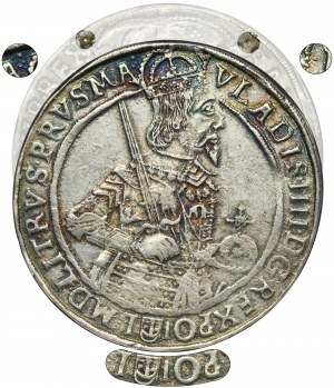 Ladislaus IV of Poland, Thaler Bromberg 1636 II - NGC AU58 - VERY RARE, UNLISTED