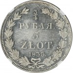 3/4 rubla = 5 złotych Petersburg 1833 НГ - NGC MS62 PROOF LIKE - RZADKOŚĆ