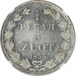 3/4 rouble = 5 zloty Petersburg 1833 НГ - NGC MS62 PROOF LIKE - RARE