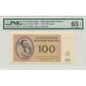 Czechoslovakia (Theresienstadt Ghetto), 100 Kronen 1943 - PMG 65 EPQ