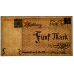 5 Mark 1940 - PMG 65 EPQ - red serial number