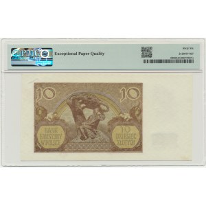 10 złotych 1940 - J - PMG 66 EPQ