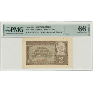 2 gold 1941 - AD - PMG 66 EPQ