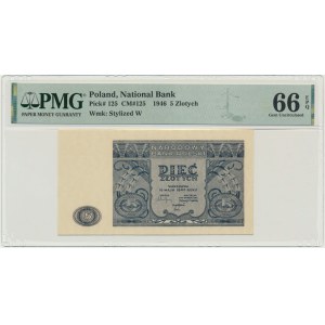 5 gold 1946 - PMG 66 EPQ