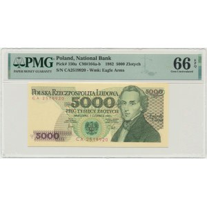 5.000 złotych 1982 - CA - PMG 66 EPQ