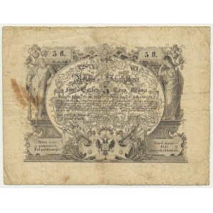 Rakúsko, 5 guldenov 1851 - vzácne