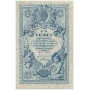 Austria, 1 guldenów 1888