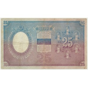 Russia, 25 Rubles 1899 - Pleske & Mikheyev -